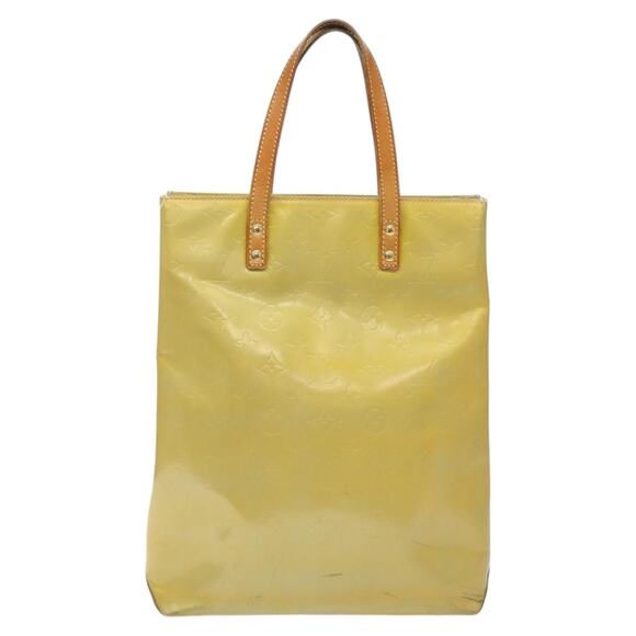 LOUIS VUITTON Monogram Vernis Reade MM Hand Bag Gris M91142 - Picture 2 of 16